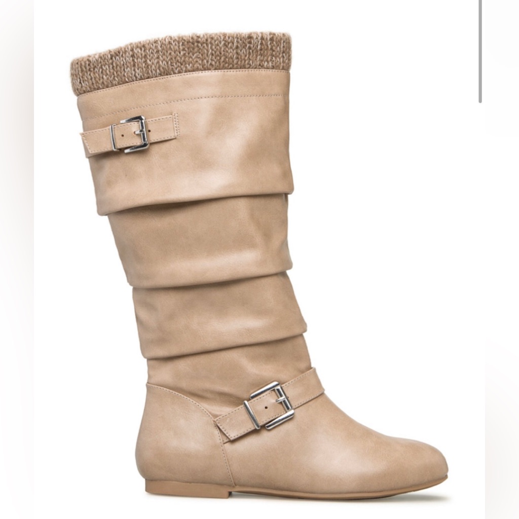 Slouchy Flat Boot